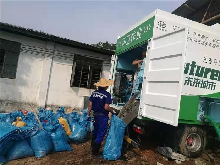 拉萨工业污泥压干处理